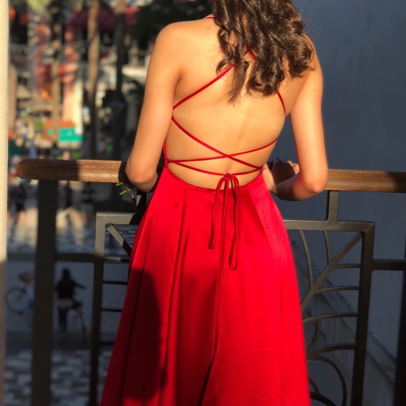 Selling Red JOVANI Prom Dress - Picture 4 of 4